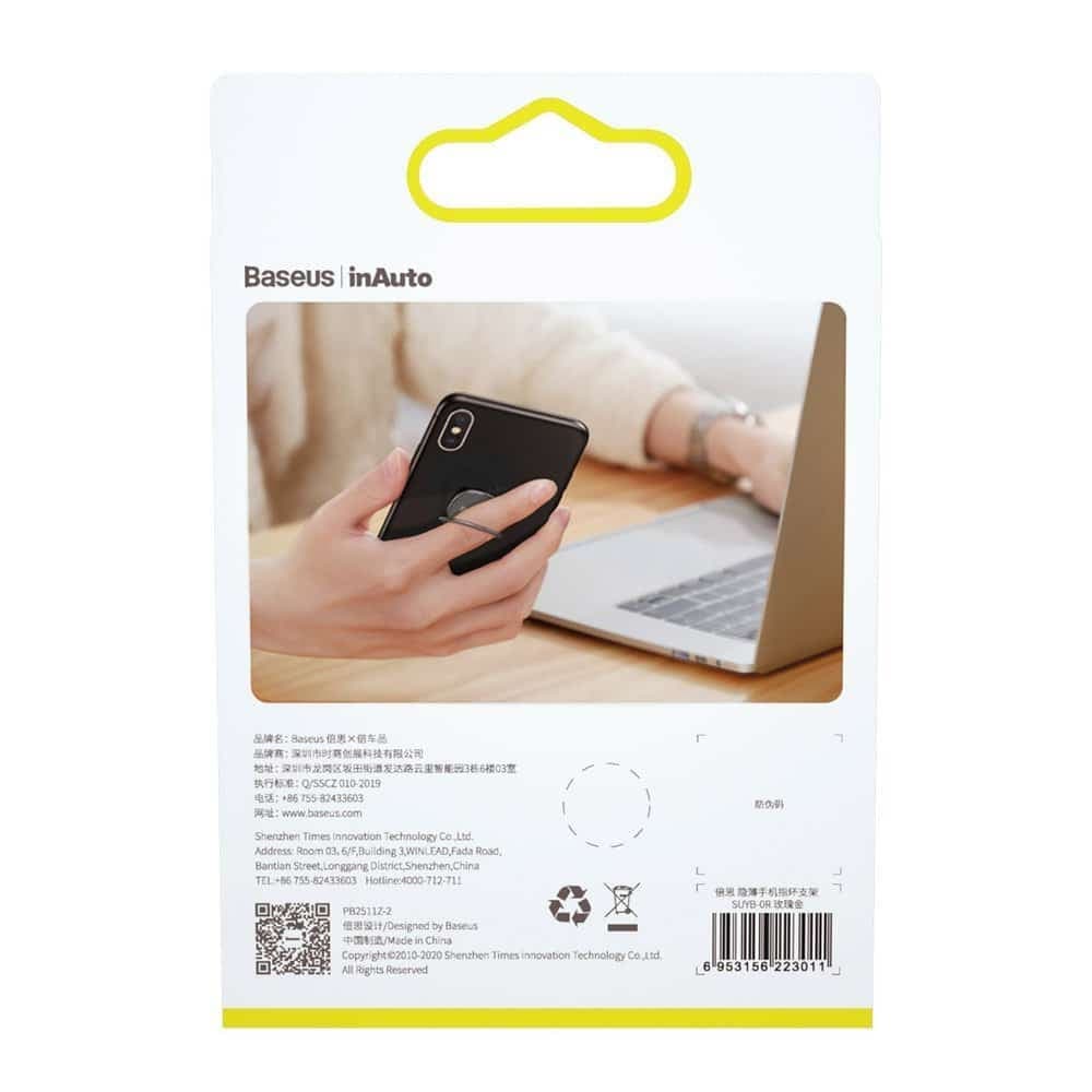 Baseus ultra-thin self-adhesive ring holder phone stand (Γκρι) (SUYB-0A) 22