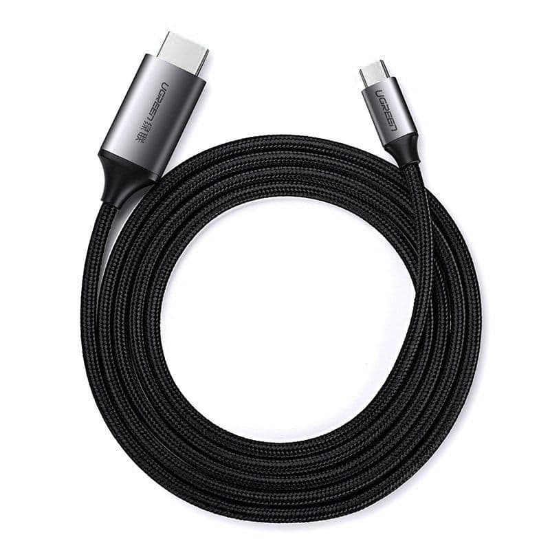 Ugreen cable HDMI cable - USB Type C 4K 60 Hz 1.5 m Μαύρο-Γκρί (MM142 50570) 9