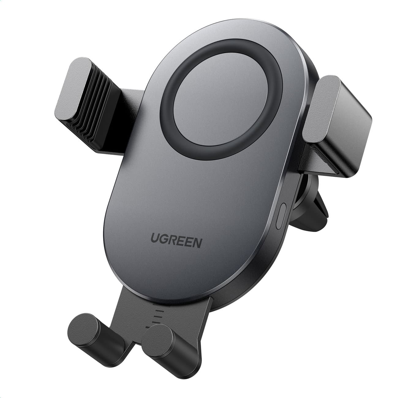 Ugreen Car Qi Wireless Charger 15W Car Phone Holder on Ventilation Grille Μαύρο (40118 CD256)