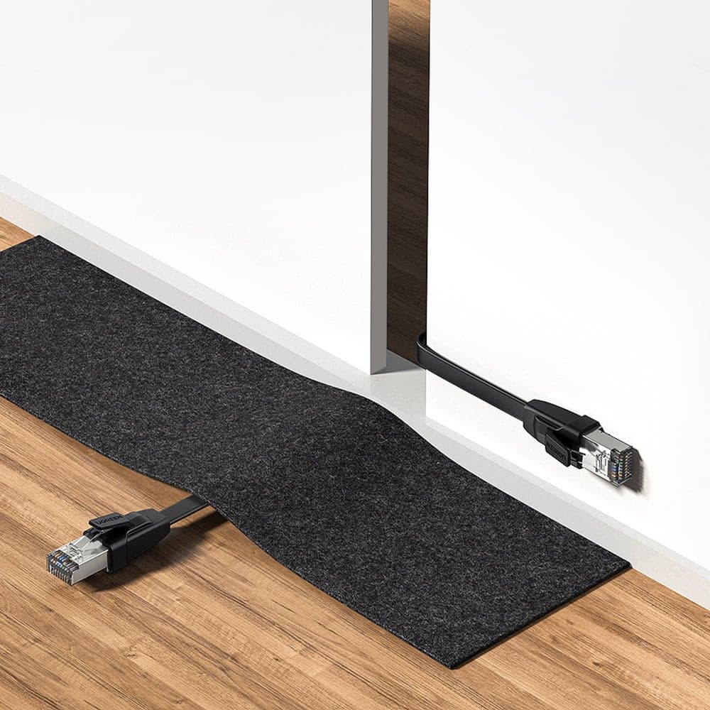 Ugreen LAN Ethernet Cat.8 U / FTP cable flat 1m Μαύρο (NW134) 9