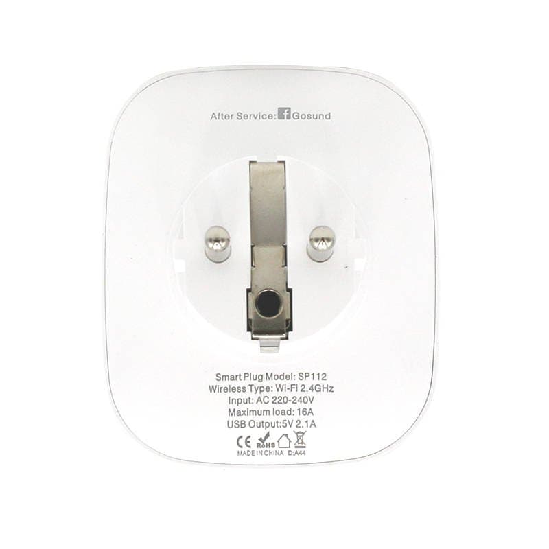 Gosund SP112 Smart plug WiFi 2xUSB 3