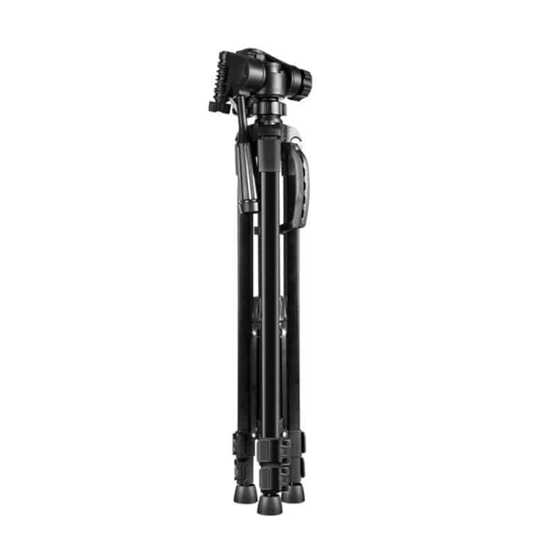 Puluz Tripod / Tripod with 3D 360° head + phone holder PU3096B (Μαύρο) 3