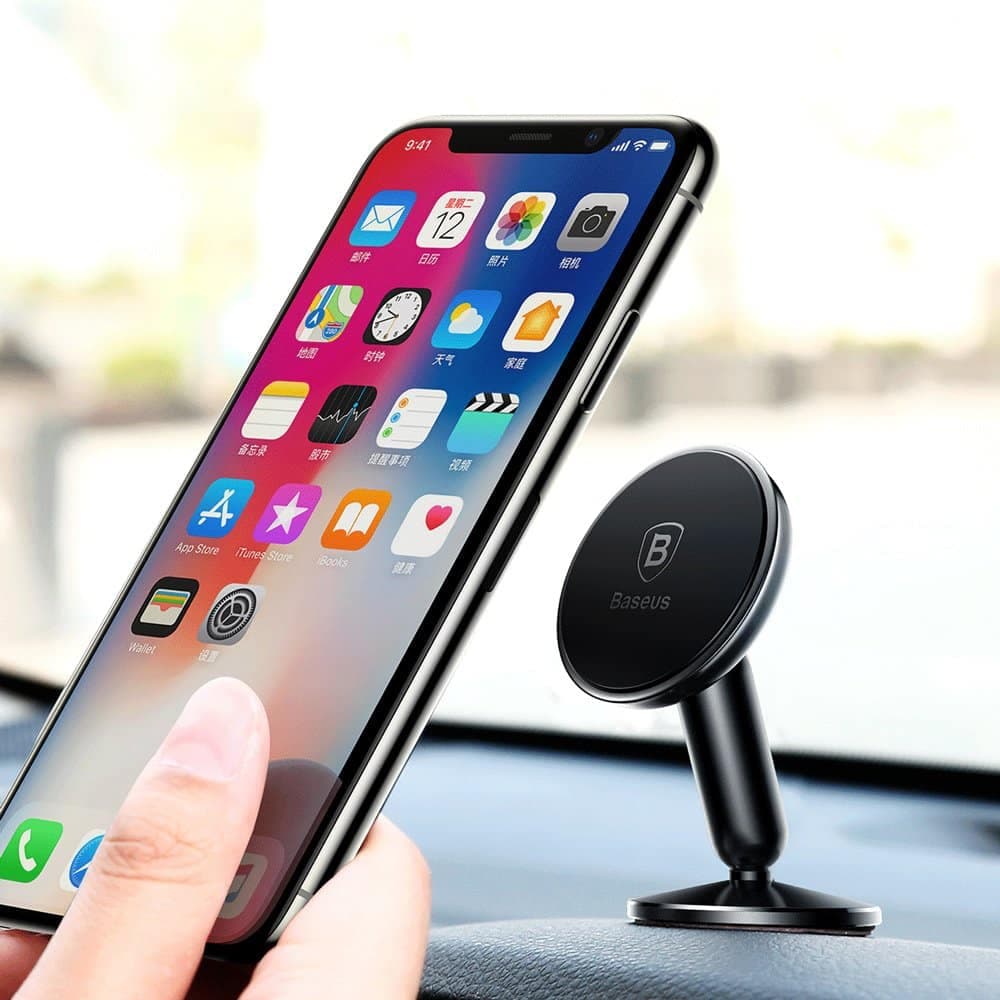 Baseus Bullet An On-board Magnetic Dashboard Car Holder Μαύρο (SUYZD-01) 11