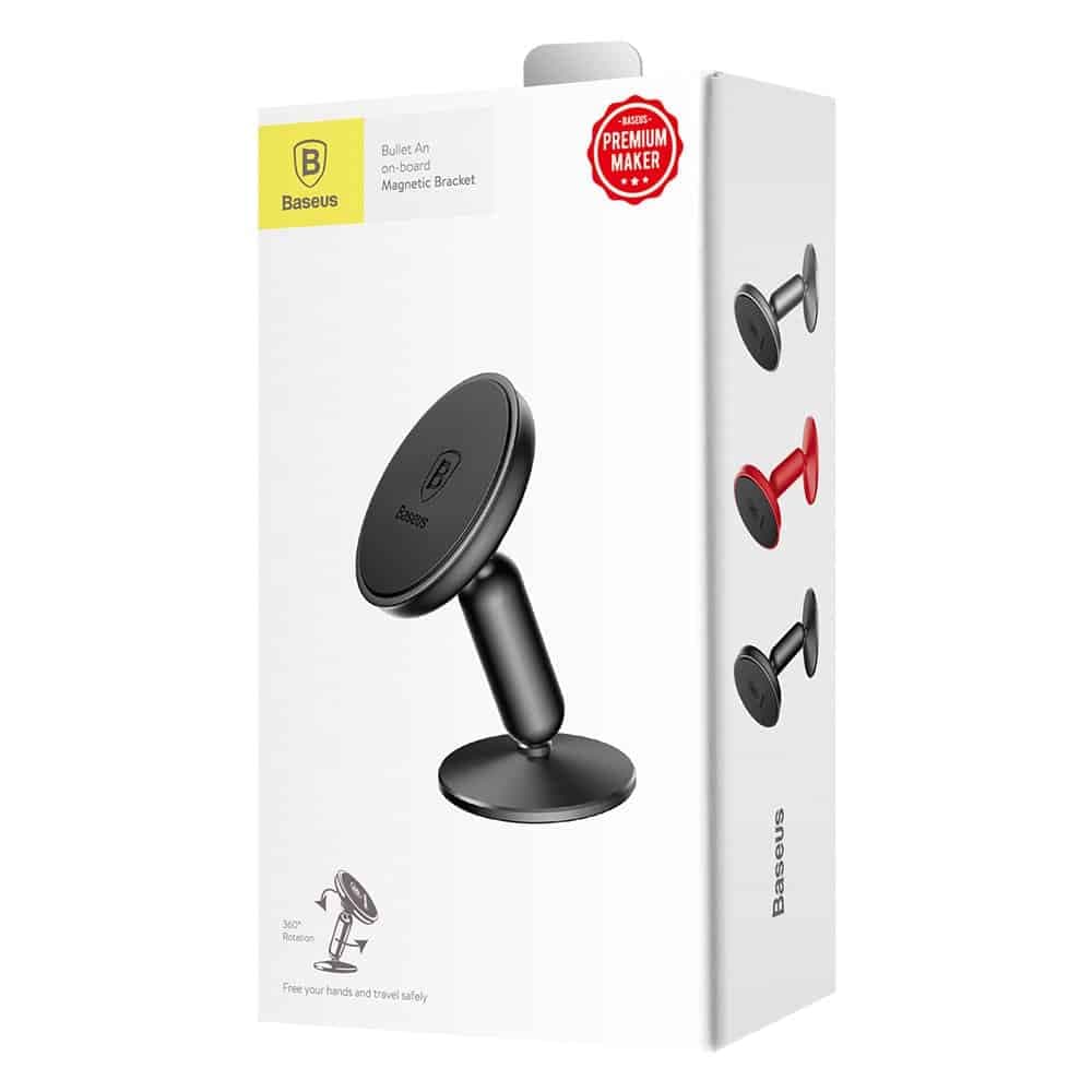 Baseus Bullet An On-board Magnetic Dashboard Car Holder Μαύρο (SUYZD-01) 16