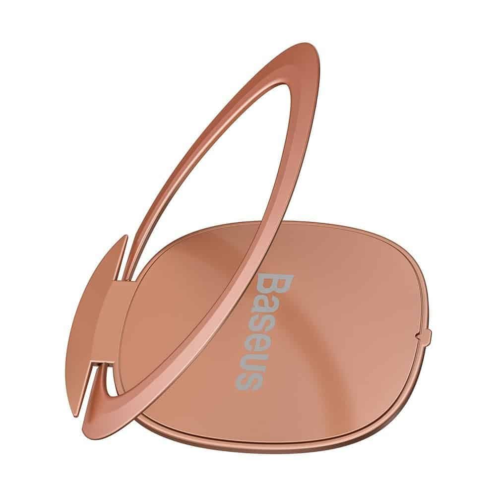 Baseus ultra-thin self-adhesive ring holder phone stand (Ροζ) (SUYB-0R) 3