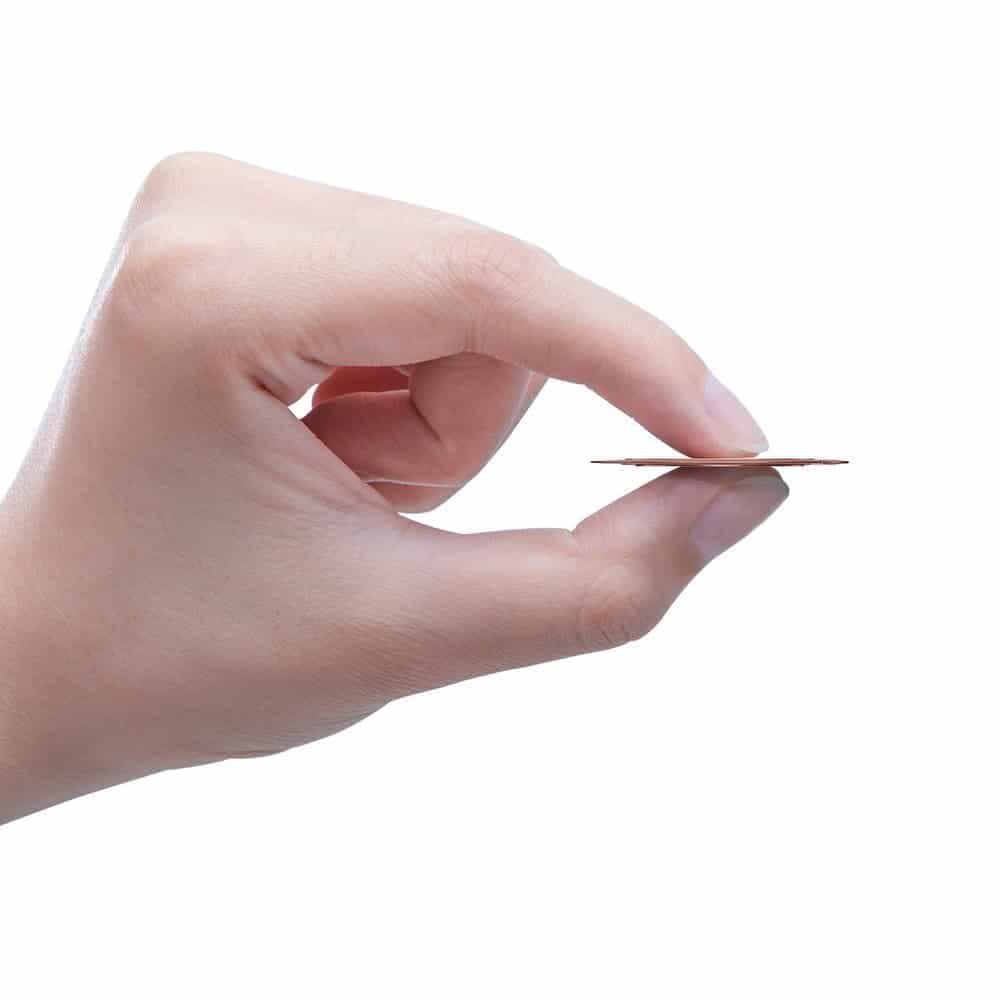 Baseus ultra-thin self-adhesive ring holder phone stand (Ροζ) (SUYB-0R) 4