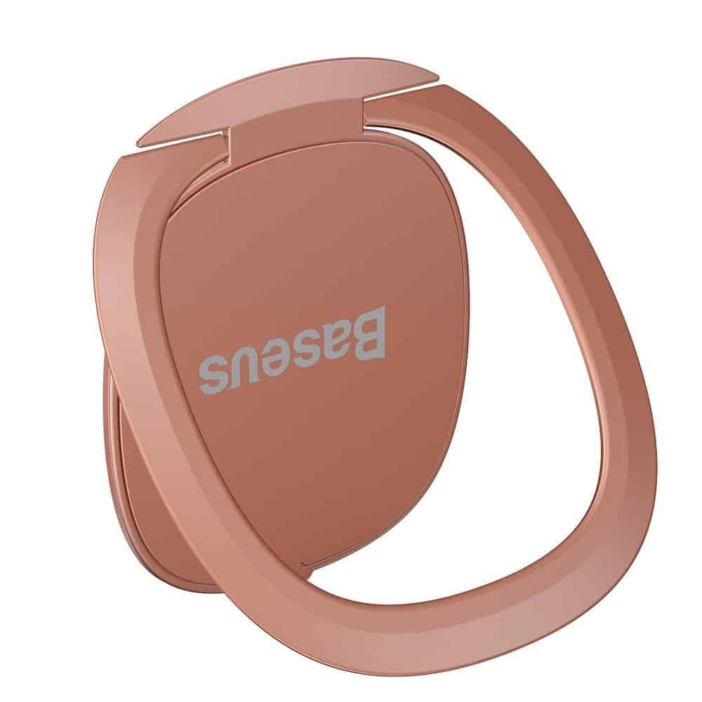 Baseus ultra-thin self-adhesive ring holder phone stand (Ροζ) (SUYB-0R) 5