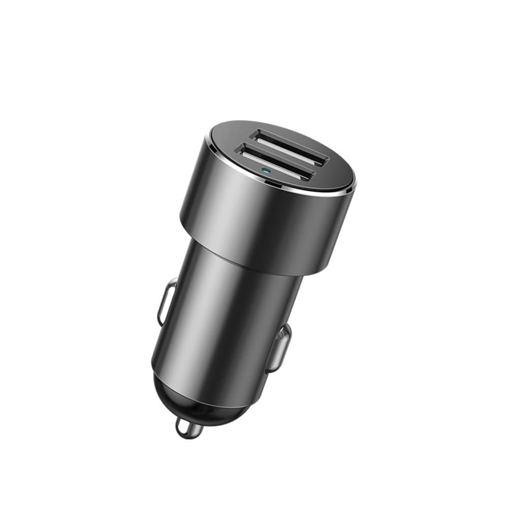 Baseus Car Charger Splitter 2x USB 3.1A 17W + 2x Cigarette Lighter Socket 80W black (CRDYQ-01) 3