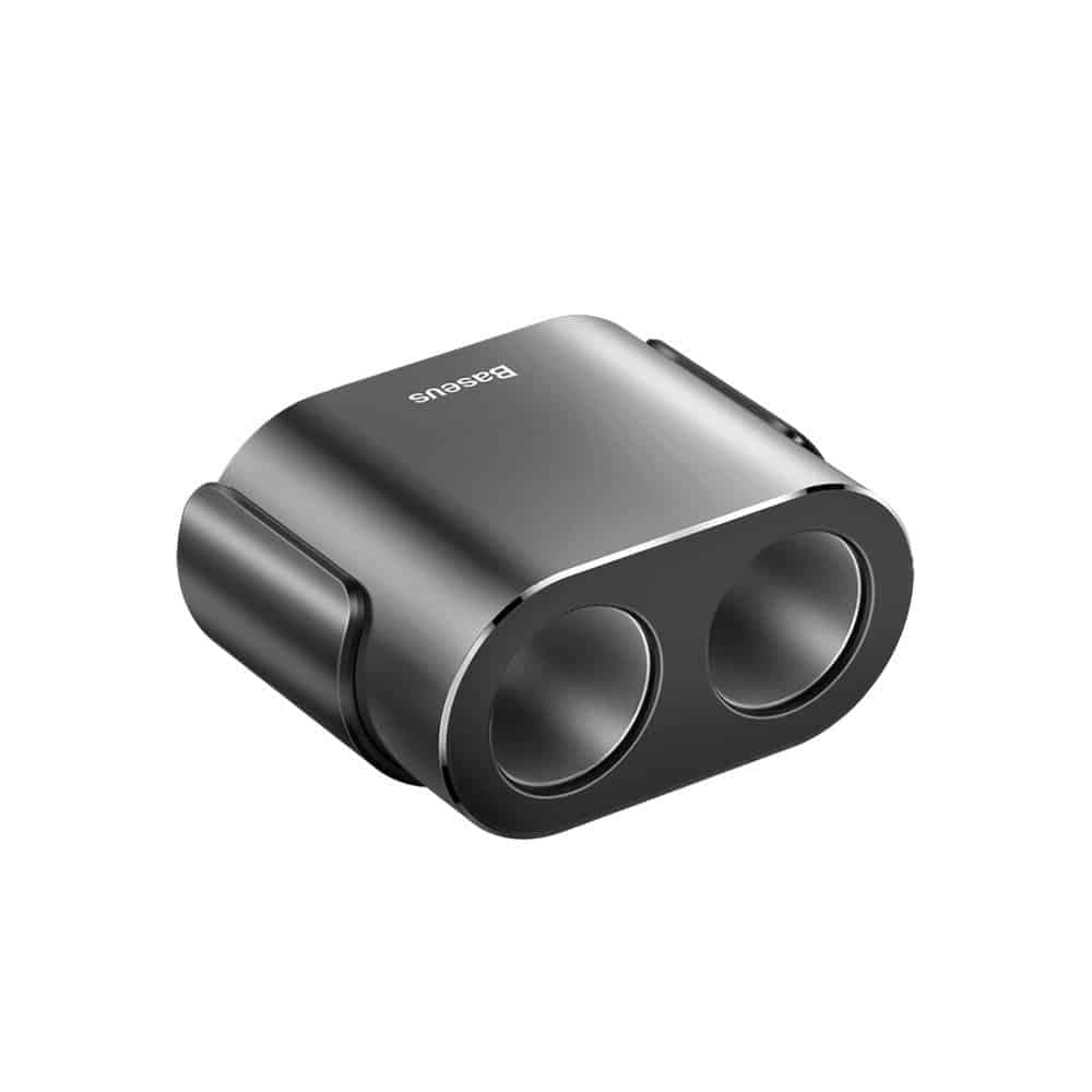 Baseus Car Charger Splitter 2x USB 3.1A 17W + 2x Cigarette Lighter Socket 80W black (CRDYQ-01) 4