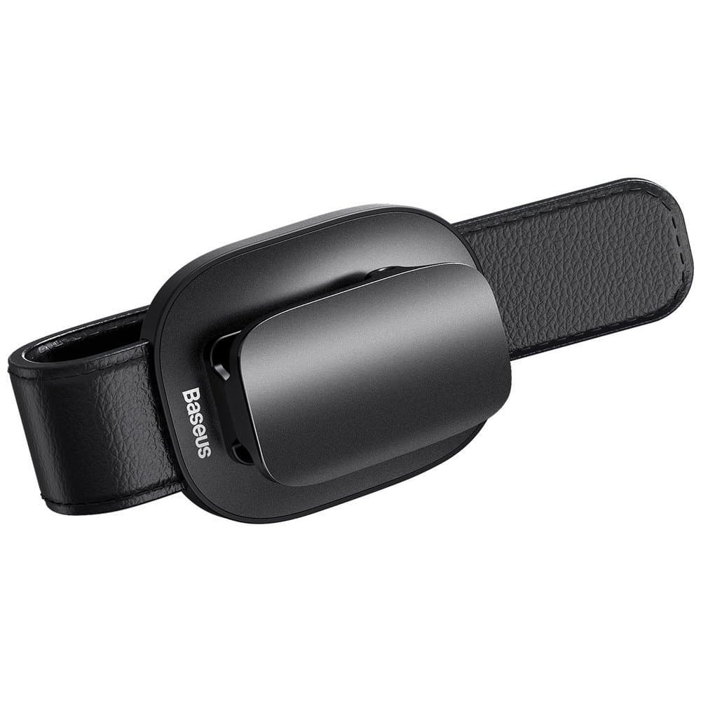 Baseus car glasses clip holder for glasses black (ACYJN-B01) 3