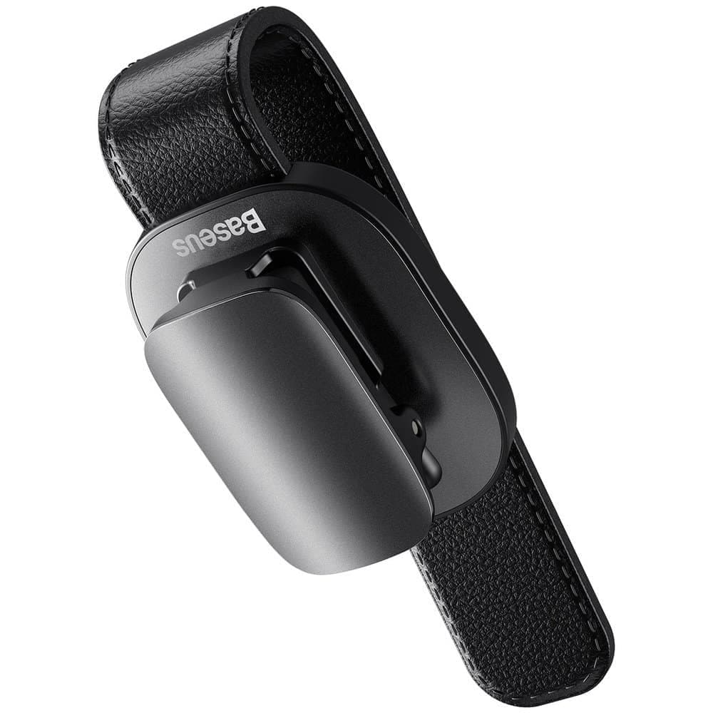 Baseus car glasses clip holder for glasses black (ACYJN-B01) 4