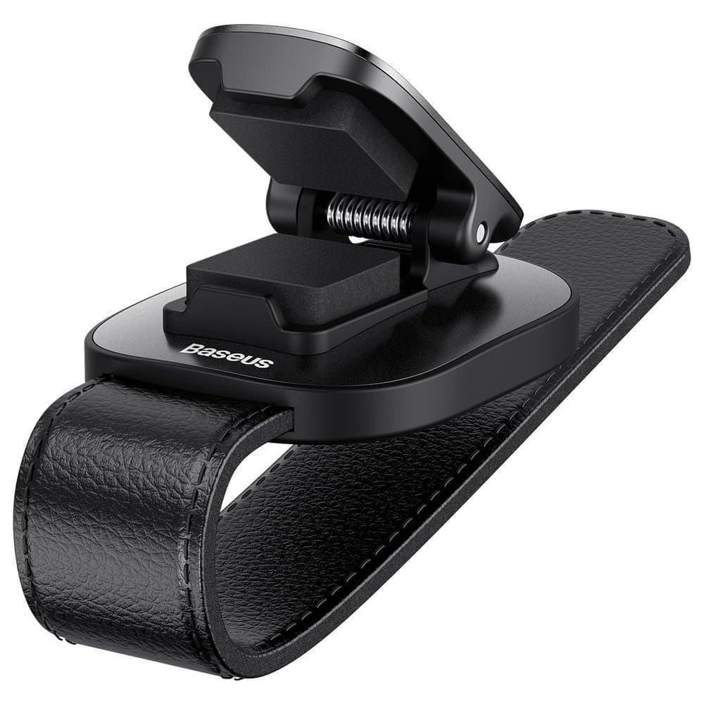 Baseus car glasses clip holder for glasses black (ACYJN-B01) 5