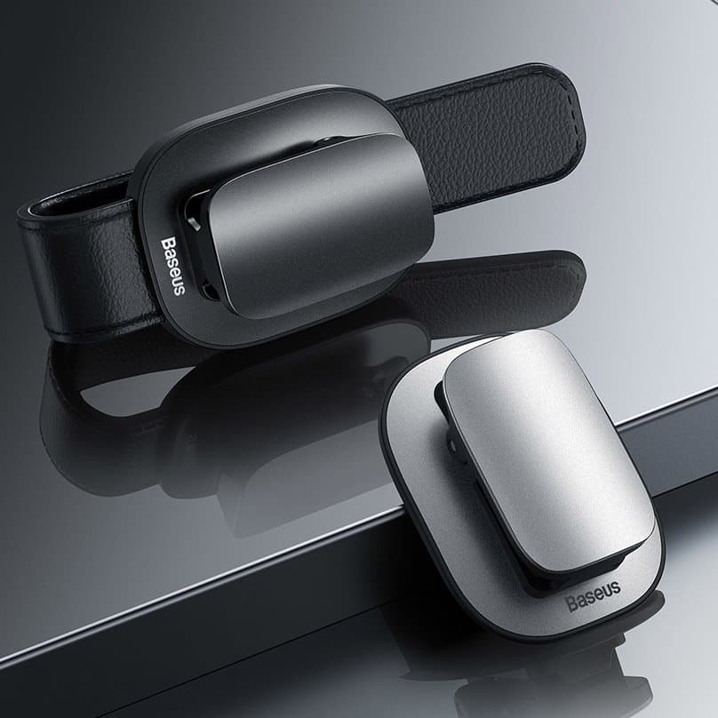 Baseus Car Holder Glasses Clip Silver (ACYJN-B0S) 10