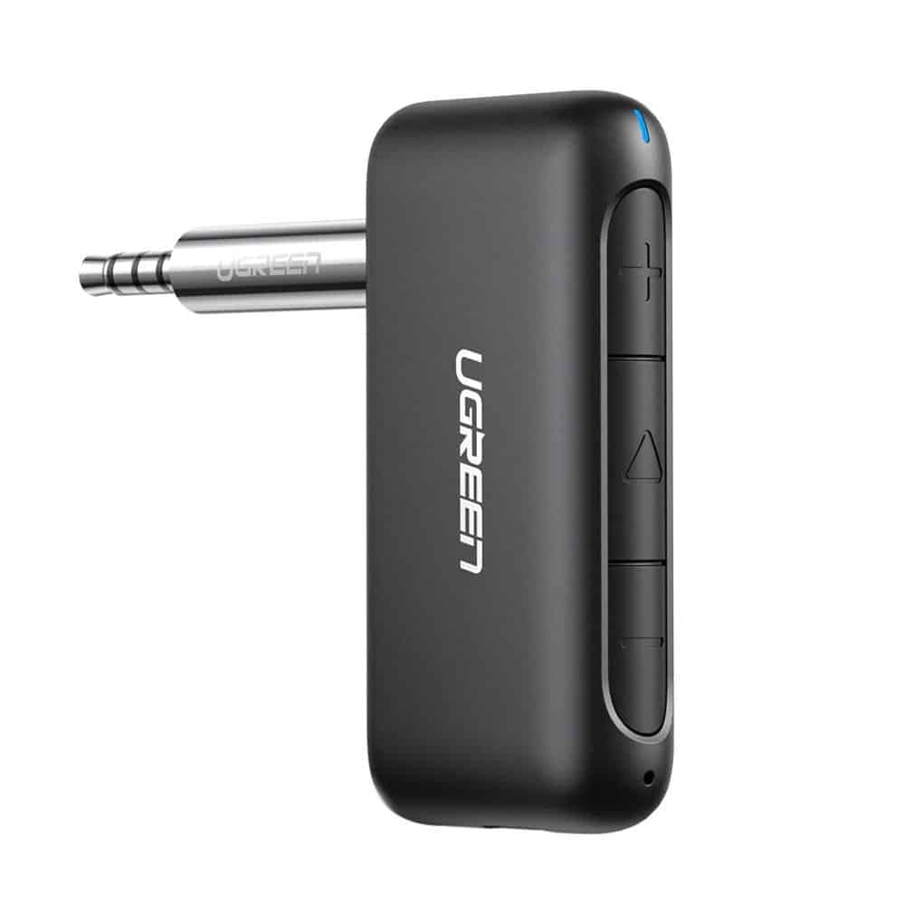 Ugreen Bluetooth 5.0 audio receiver AUX mini jack for car Μαύρο (70303)