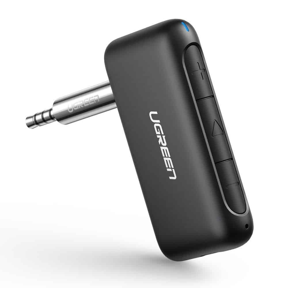 Ugreen Bluetooth 5.0 audio receiver AUX mini jack for car Μαύρο (70303) 3