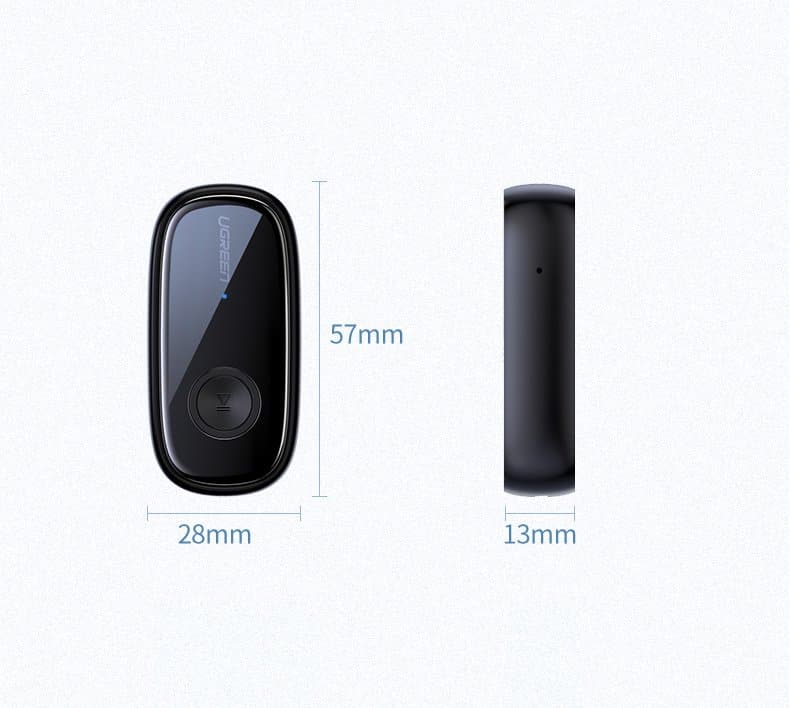 Ugreen Bluetooth 5.0 audio receiver AUX aptX, aptX LL mini headphone jack Μαύρο (70304) 13