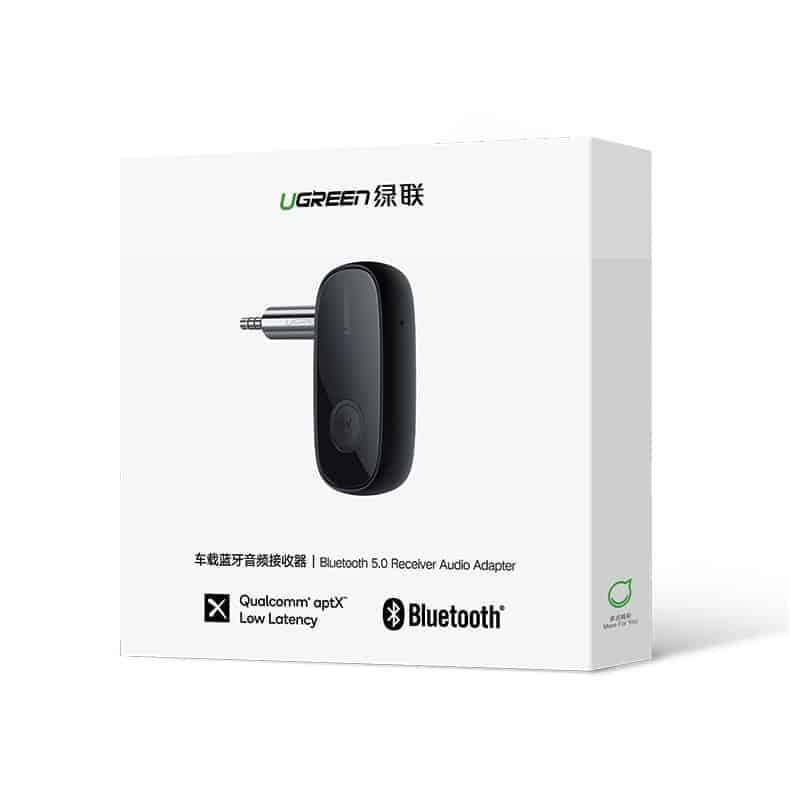 Ugreen Bluetooth 5.0 audio receiver AUX aptX, aptX LL mini headphone jack Μαύρο (70304) 14