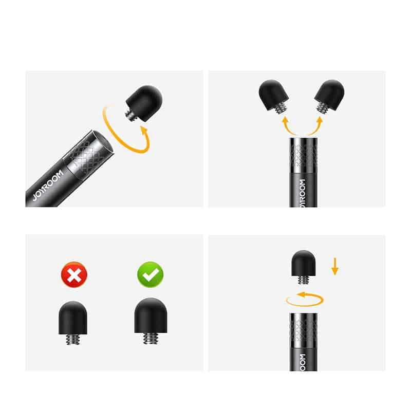 Joyroom Passive Stylus Stylus for Tablet Smartphone (Μαύρο) (JR-DR01) 9