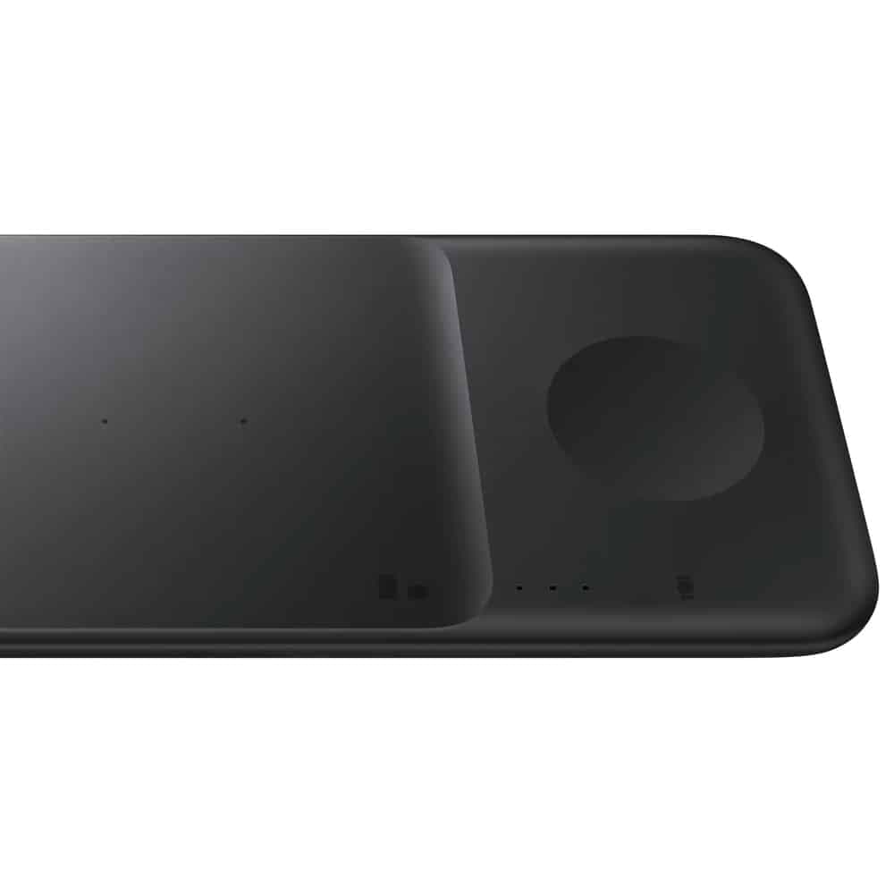 Samsung Wireless Charger Trio Charging Station for Phones / Galaxy Watch / TWS Headphones Μαύρο + 25W Wall Charger + USB Type-C Καλώδιο (EP-P6300TBEGEU) 4