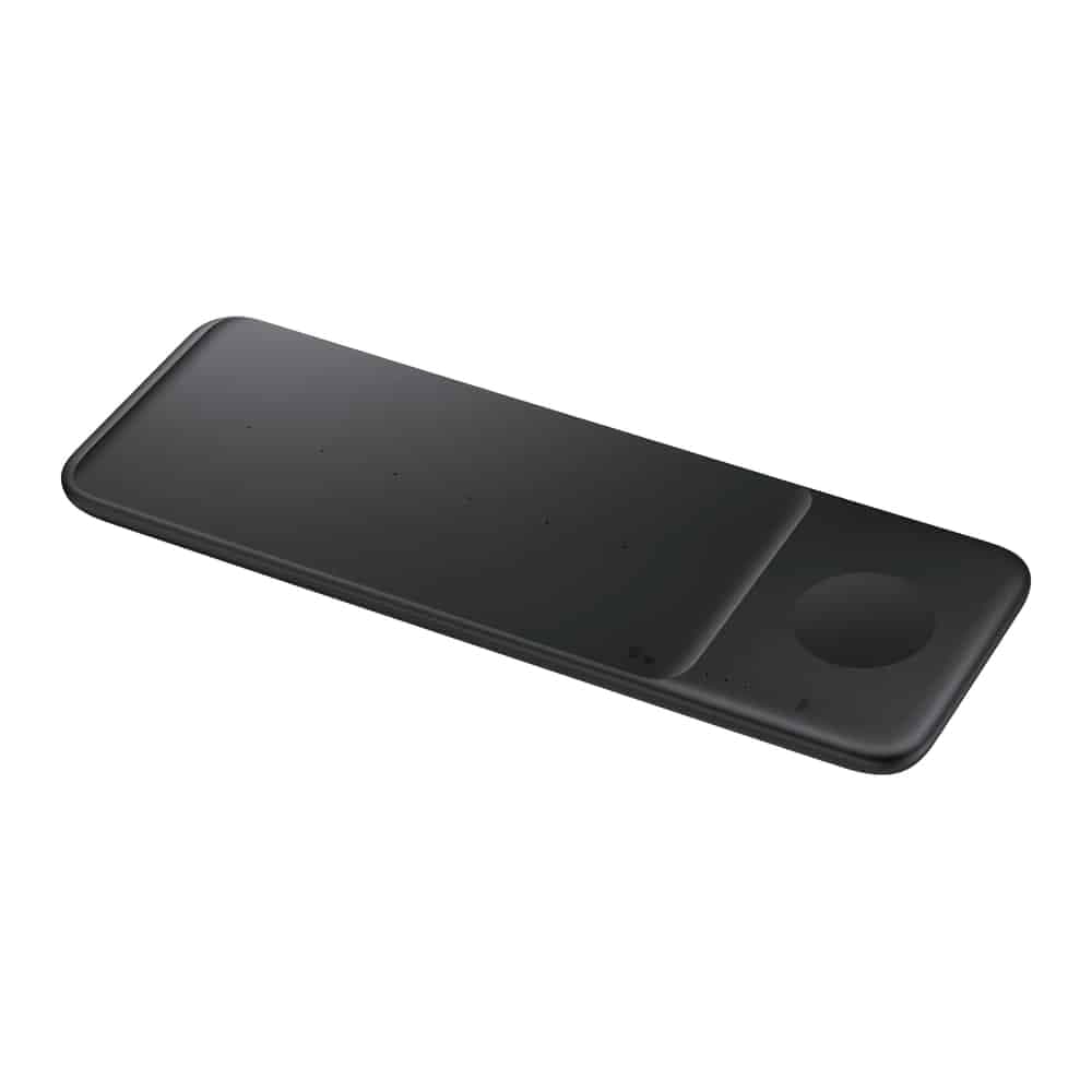 Samsung Wireless Charger Trio Charging Station for Phones / Galaxy Watch / TWS Headphones Μαύρο + 25W Wall Charger + USB Type-C Καλώδιο (EP-P6300TBEGEU) 6
