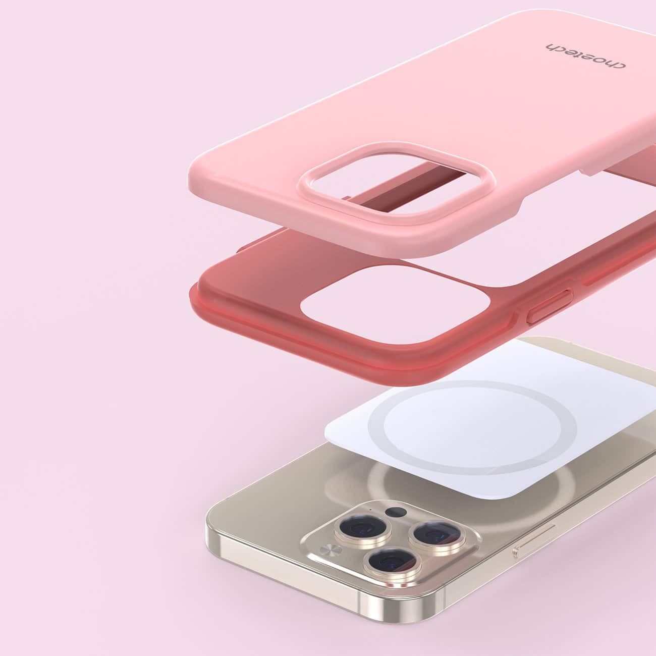 Choetech MFM - θήκη για Apple iPhone 13 Pro - Ροζ 10