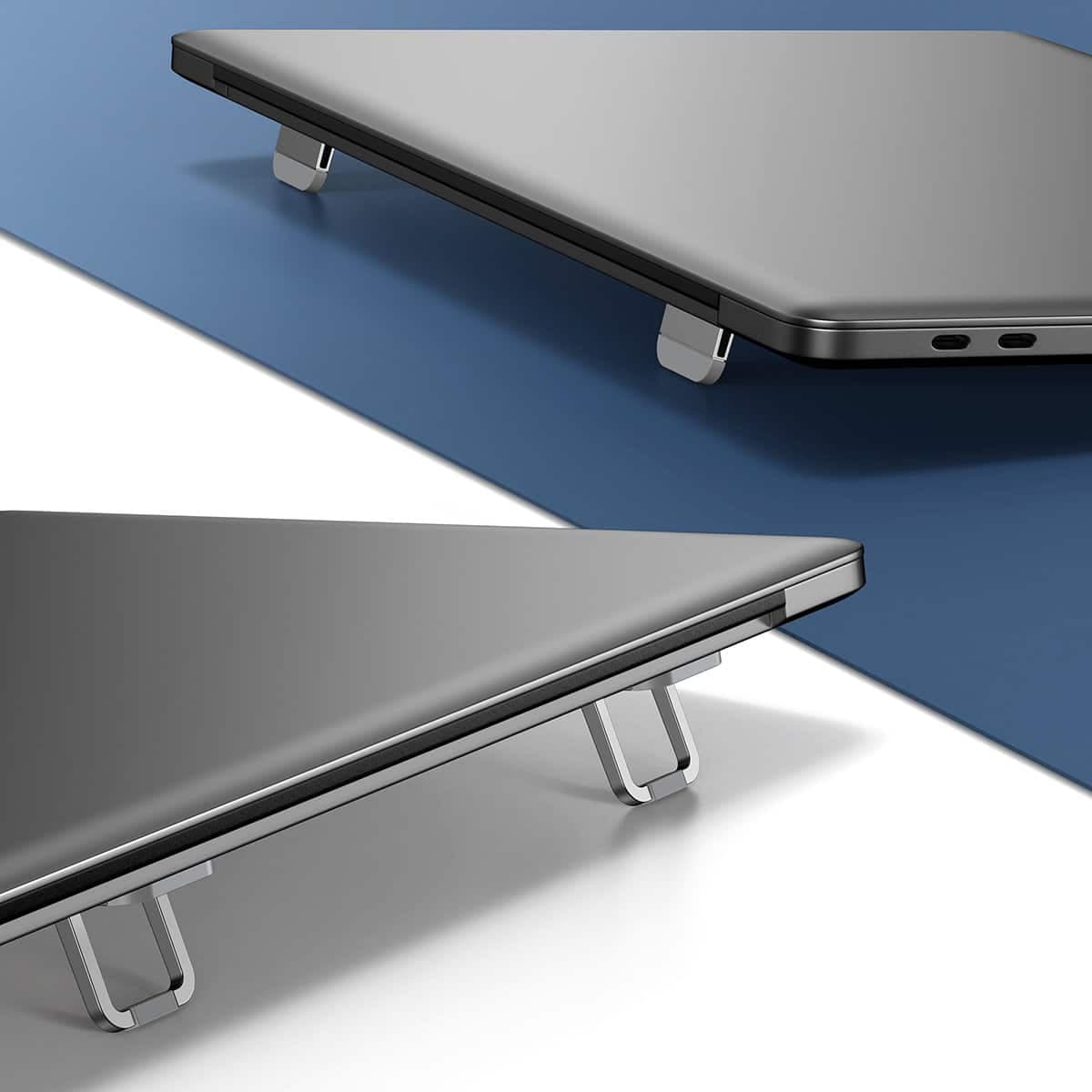Baseus universal laptop feet stands (2 pcs.) Ασημένιο (LUZC000012) 12