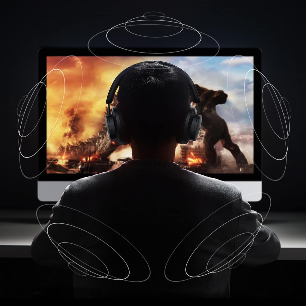 Ugreen HiTune Max3 Wireless Bluetooth ANC Headphones (Μαύρο) (HP106) 6