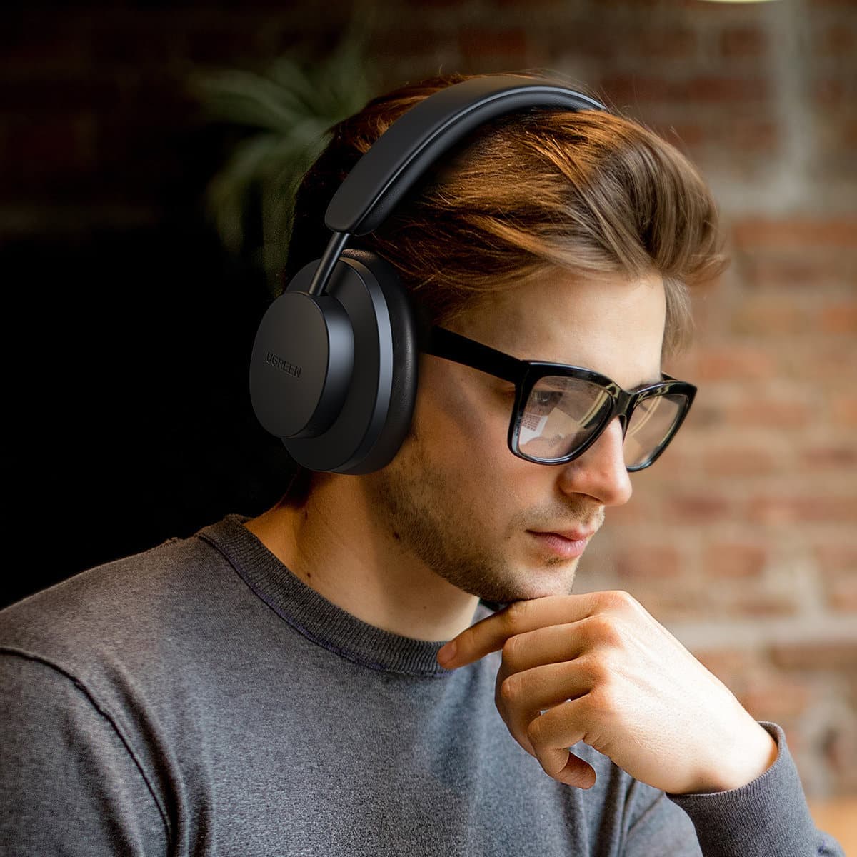 Ugreen HiTune Max3 Wireless Bluetooth ANC Headphones (Μαύρο) (HP106) 5