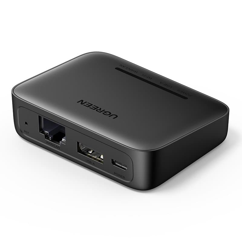 Ugreen external network card printer adapter Μαύρο (CM428) 2