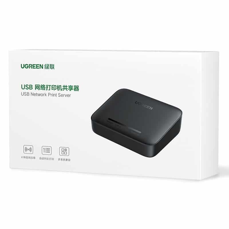 Ugreen external network card printer adapter Μαύρο (CM428) 5