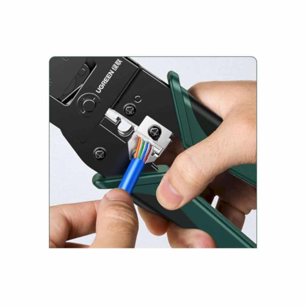 Ugreen cable plug crimper for internet Ethernet cables Πράσινο (NW136 70683) 3