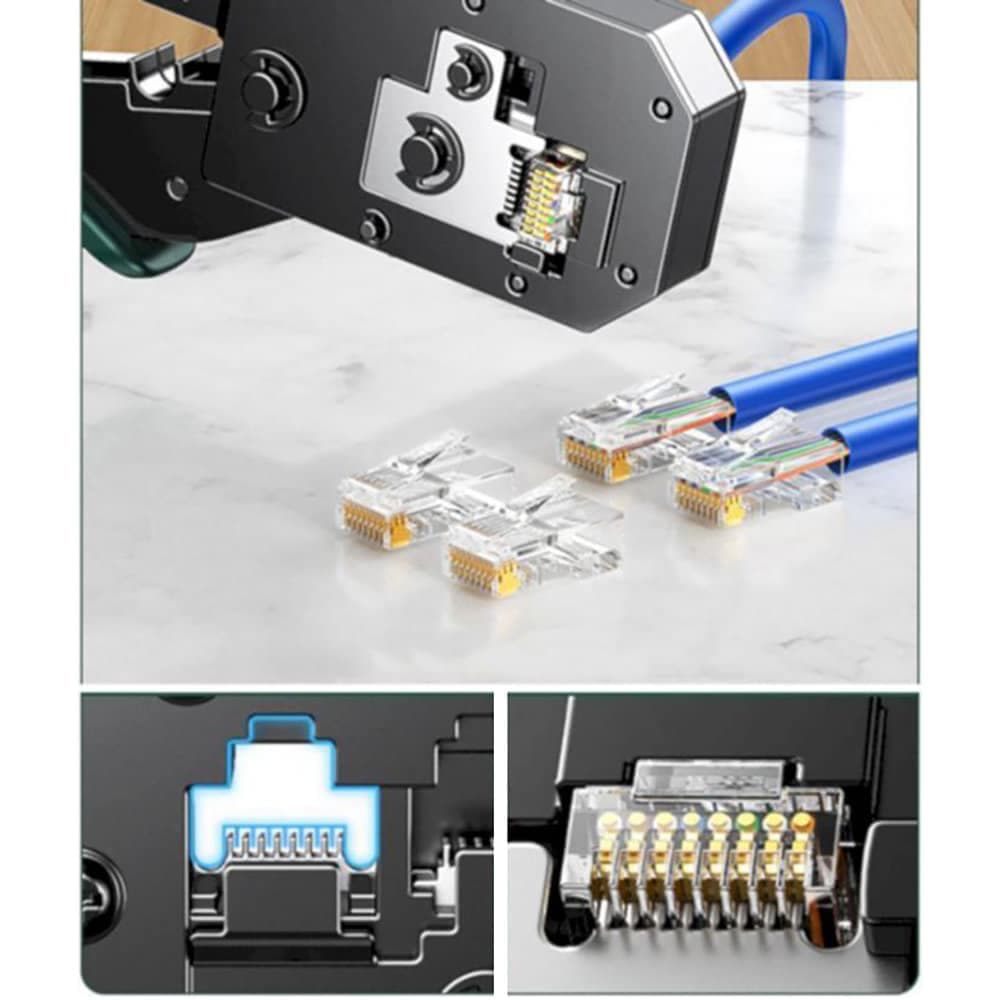 Ugreen cable plug crimper for internet Ethernet cables Πράσινο (NW136 70683) 4