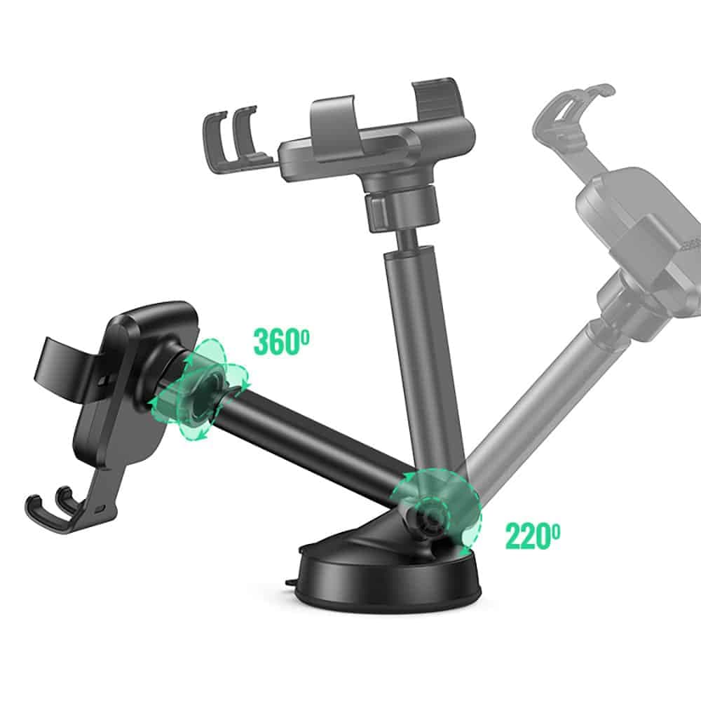 Ugreen gravity phone holder for dashboard cockpit Μαύρο (LP200 60990B) 4