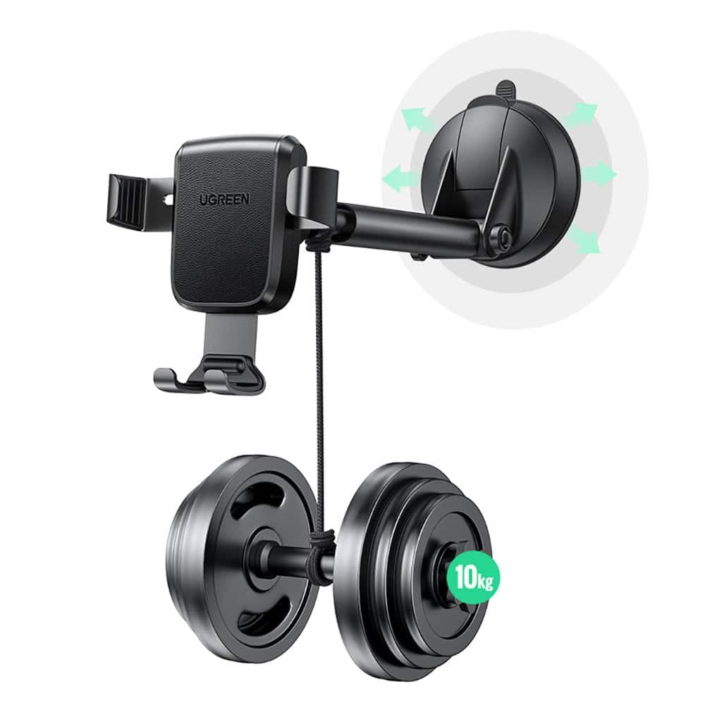 Ugreen gravity phone holder for dashboard cockpit Μαύρο (LP200 60990B) 7