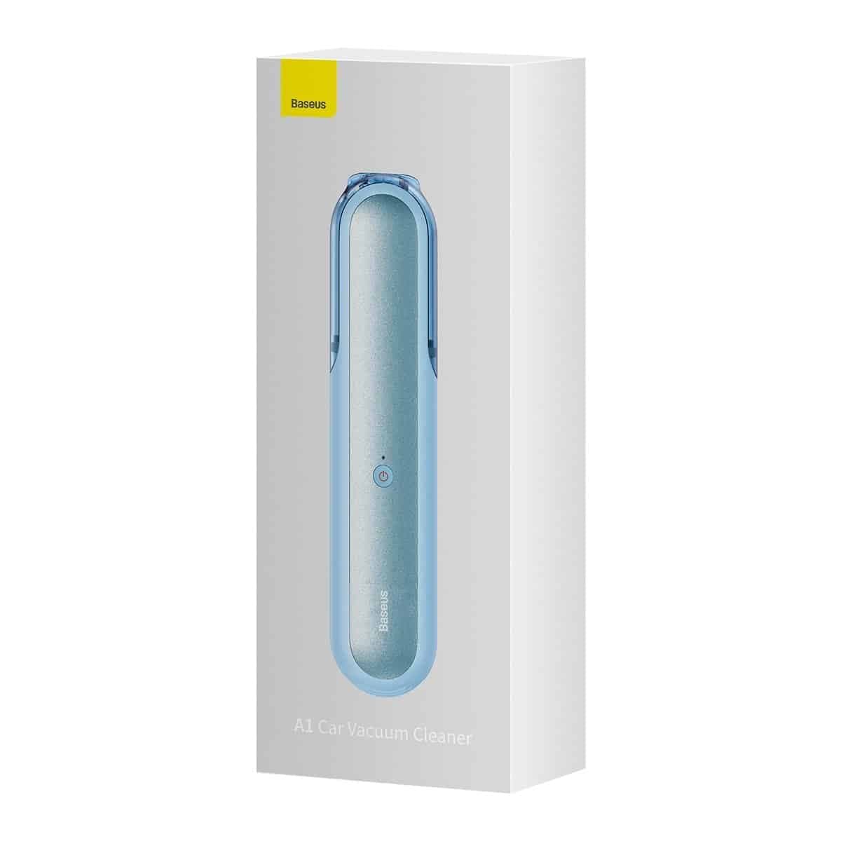 Baseus A1 mini cordless car vacuum cleaner 4000Pa, 30W blue (VCAQ010003) 5