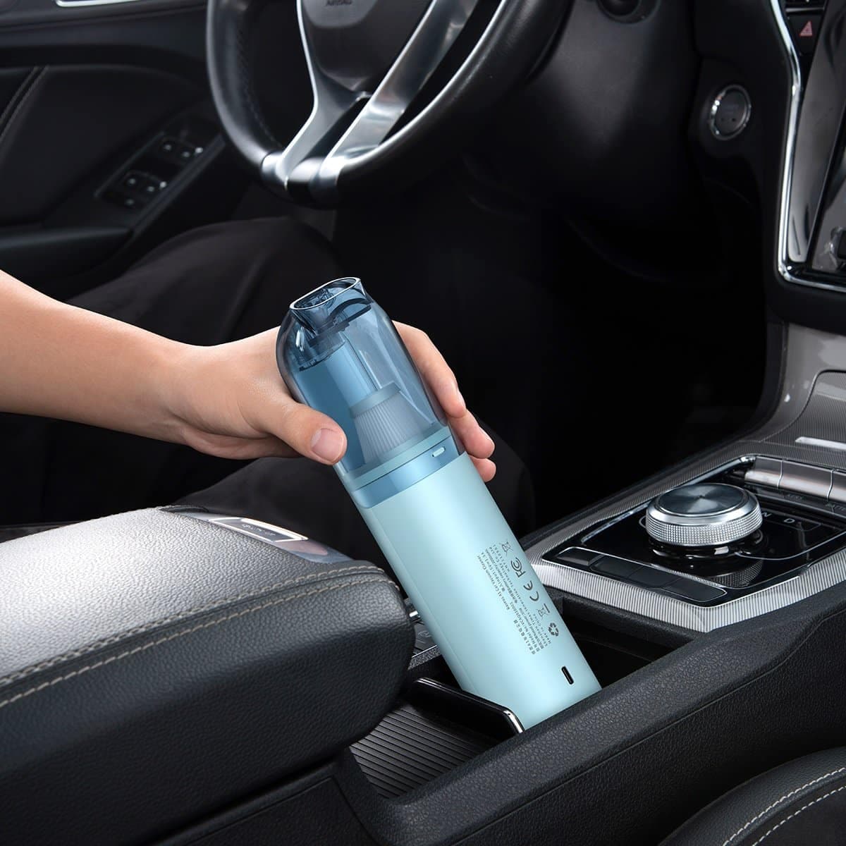 Baseus A1 mini cordless car vacuum cleaner 4000Pa, 30W blue (VCAQ010003) 9