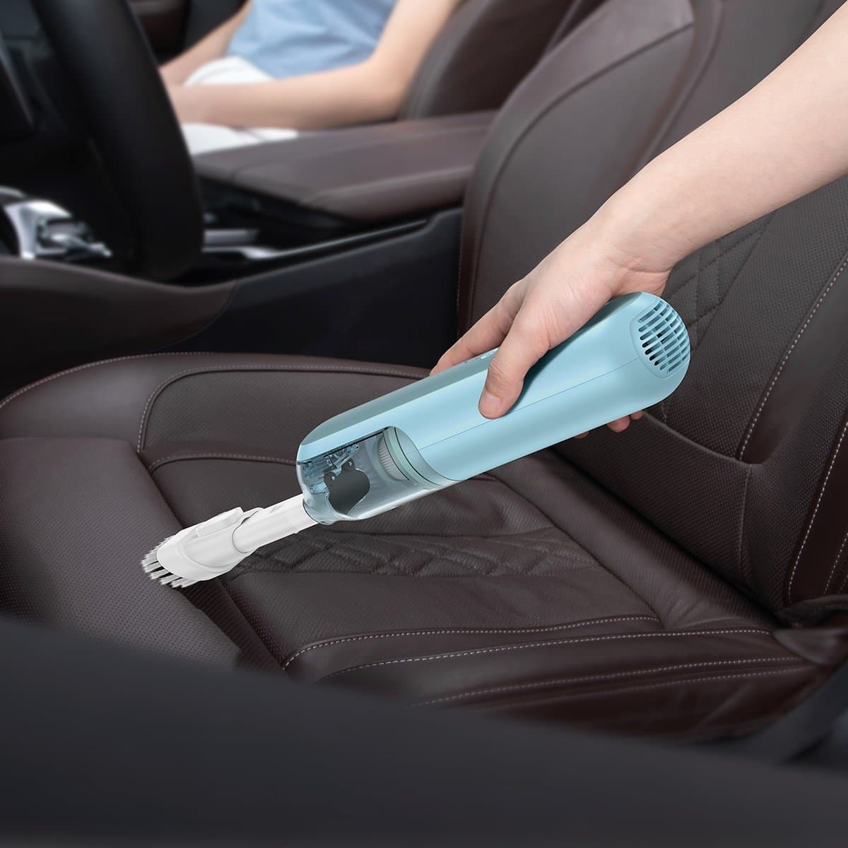 Baseus A1 mini cordless car vacuum cleaner 4000Pa, 30W blue (VCAQ010003) 10