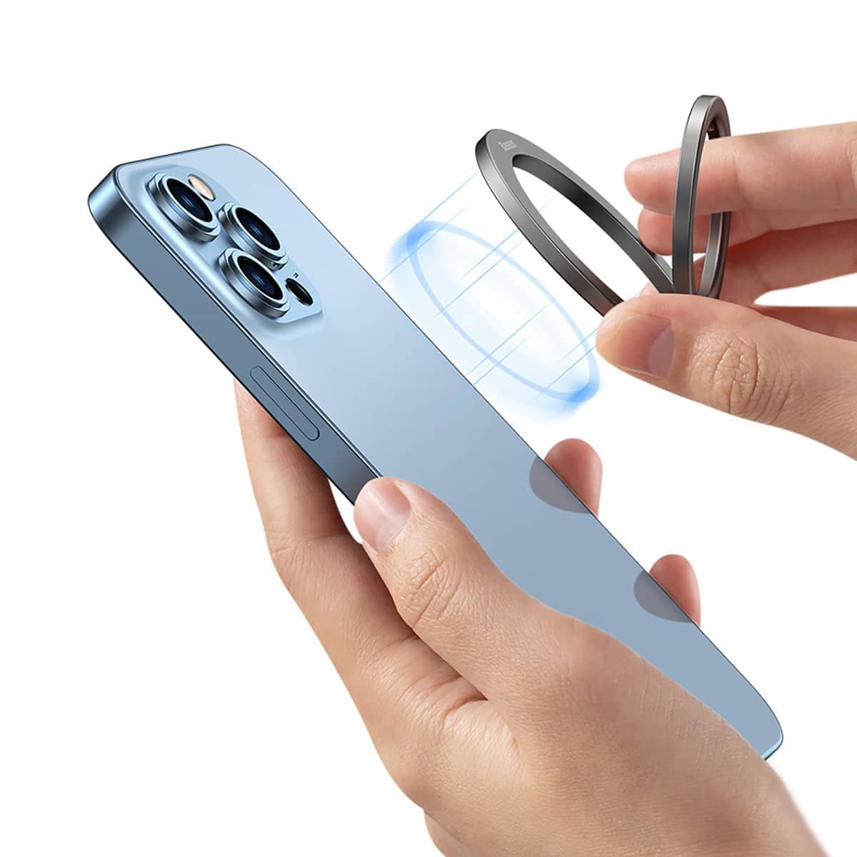 Baseus Halo magnetic ring holder phone stand Γκρί (SUCH000013) 14