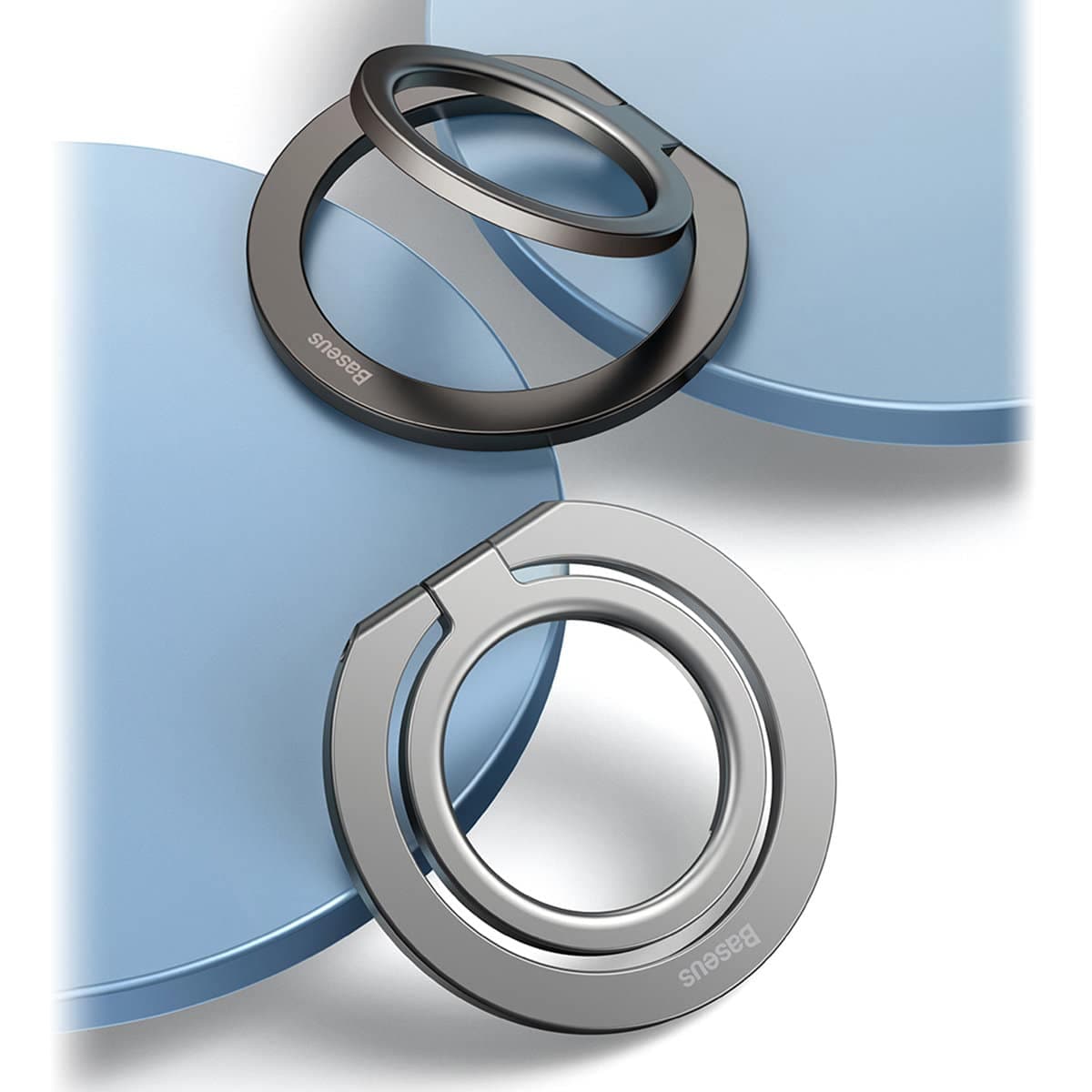 Baseus Halo magnetic ring holder phone stand Γκρί (SUCH000013) 16