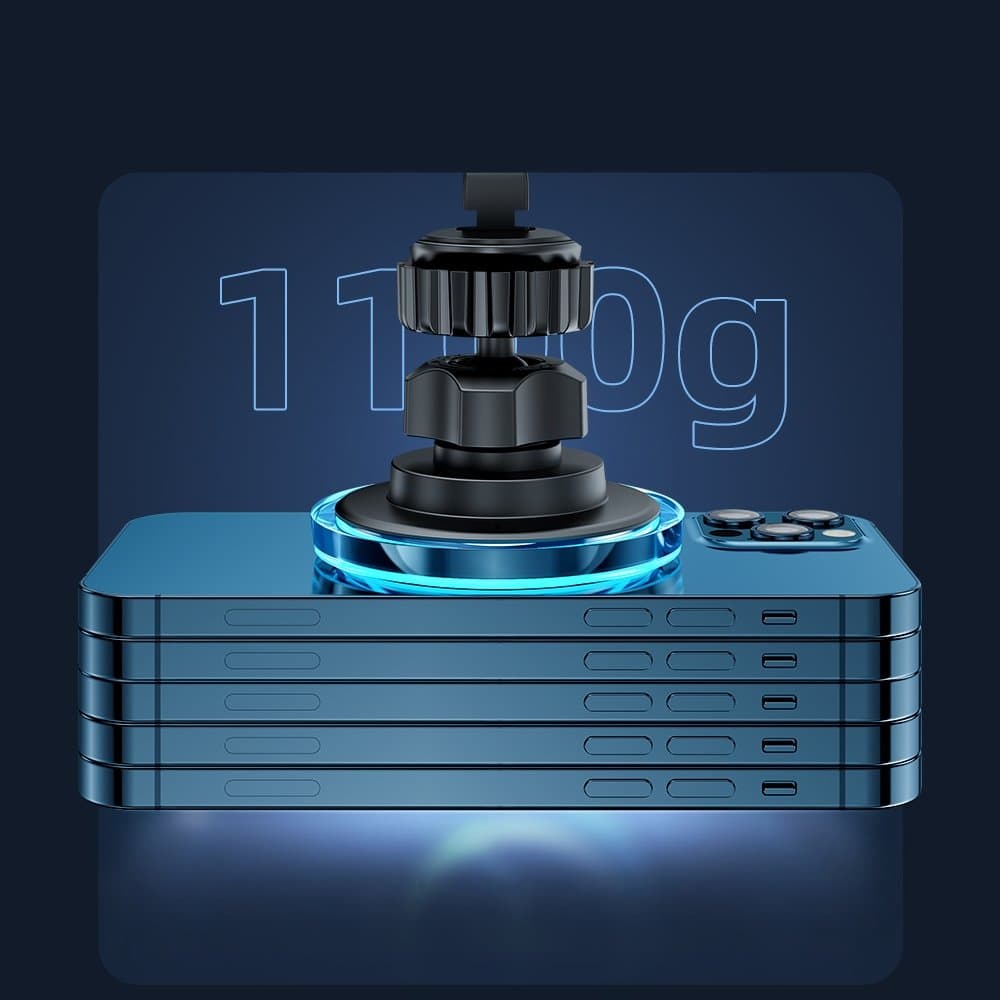 Joyroom Air Vent Car Phone Holder with 15W Qi Wireless Charger (MagSafe Compatible) Ασημένιο (JR-ZS291) 14