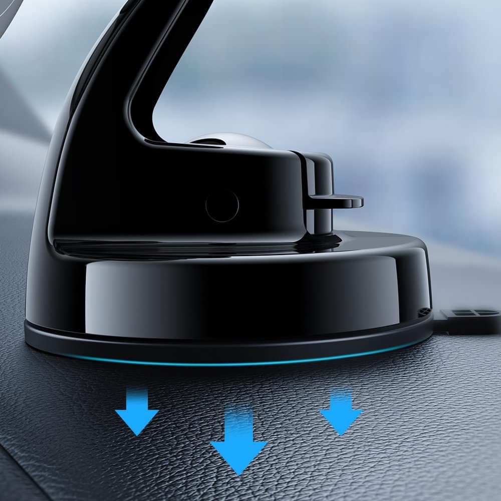 Joyroom Car Magnetic Holder Qi Wireless Induction Charger 15W (MagSafe Compatible for iPhone) Dashboard Ασημένιο (JR-ZS290) 8