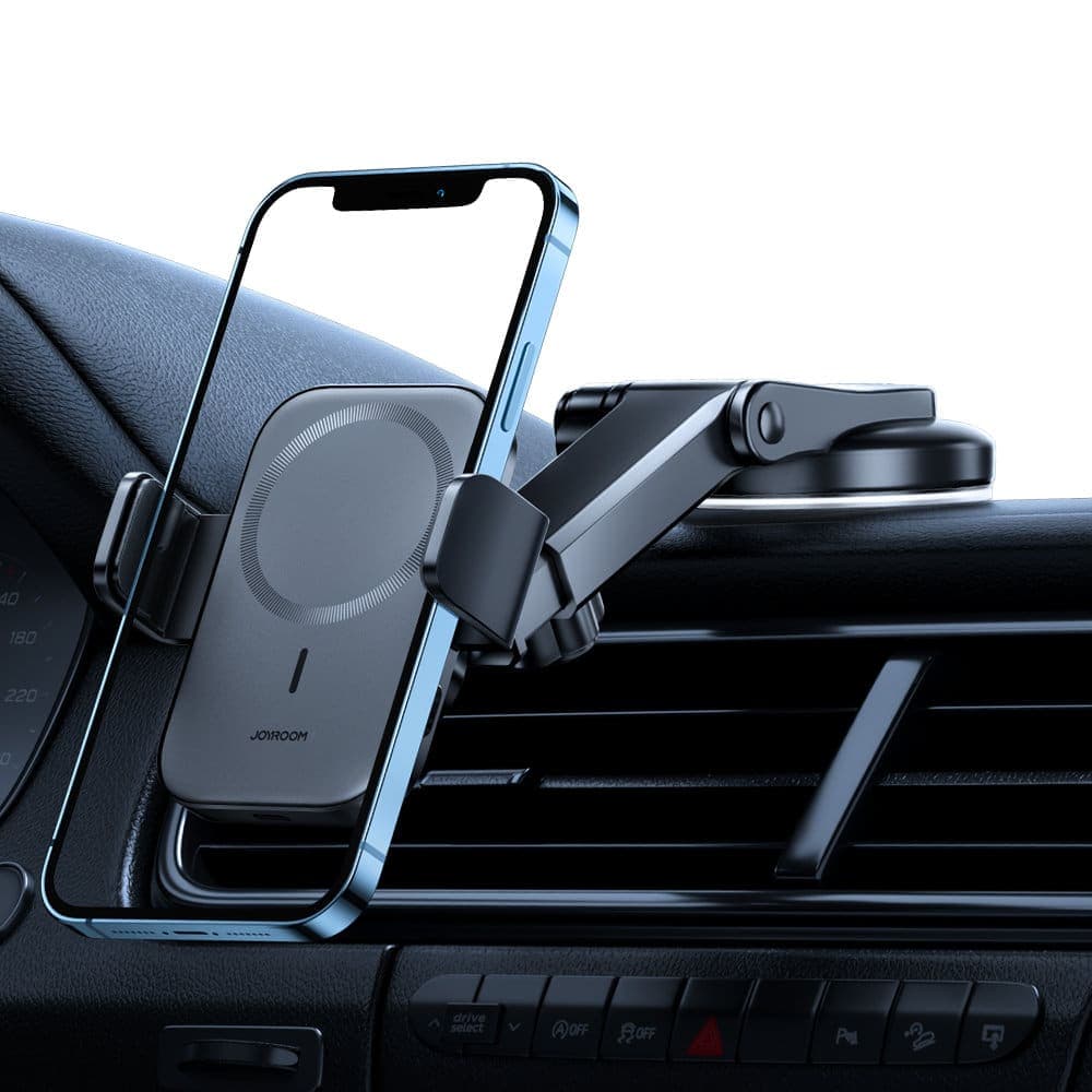 Joyroom Car Magnetic Holder 15W Qi Induction Wireless Charger (MagSafe Compatible for iPhone) for Dashboard (JR-ZS295) 2
