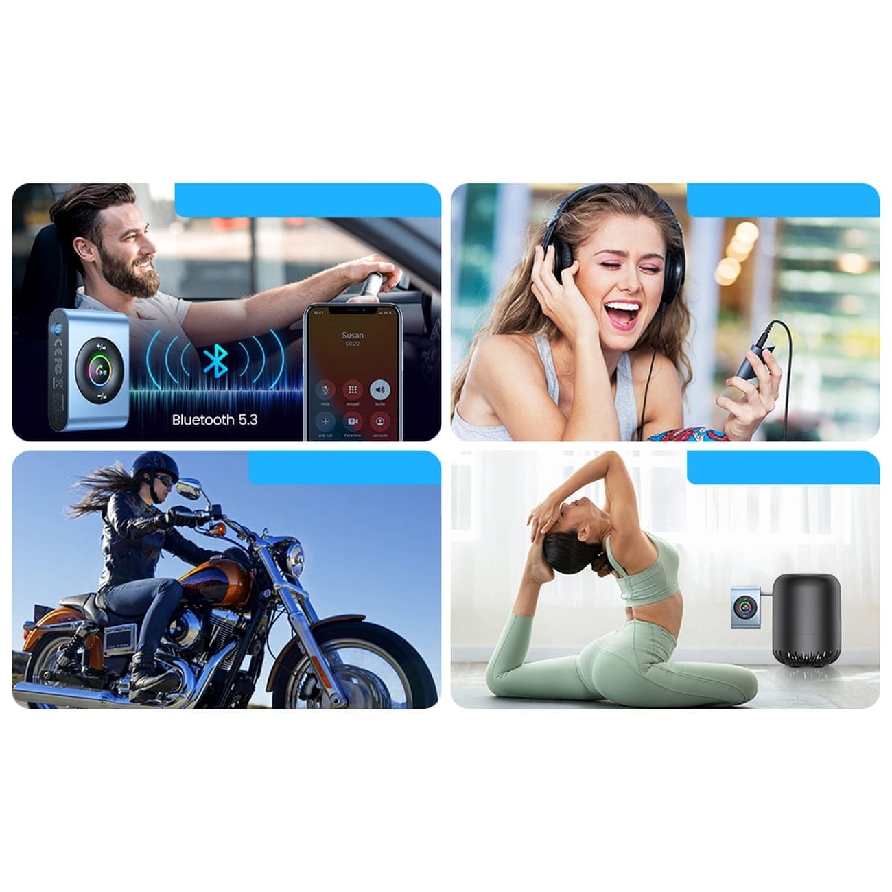 Joyroom car Bluetooth 5.3 receiver and hands-free kit for AUX 3.5mm mini jack port (JR-CB1) 9