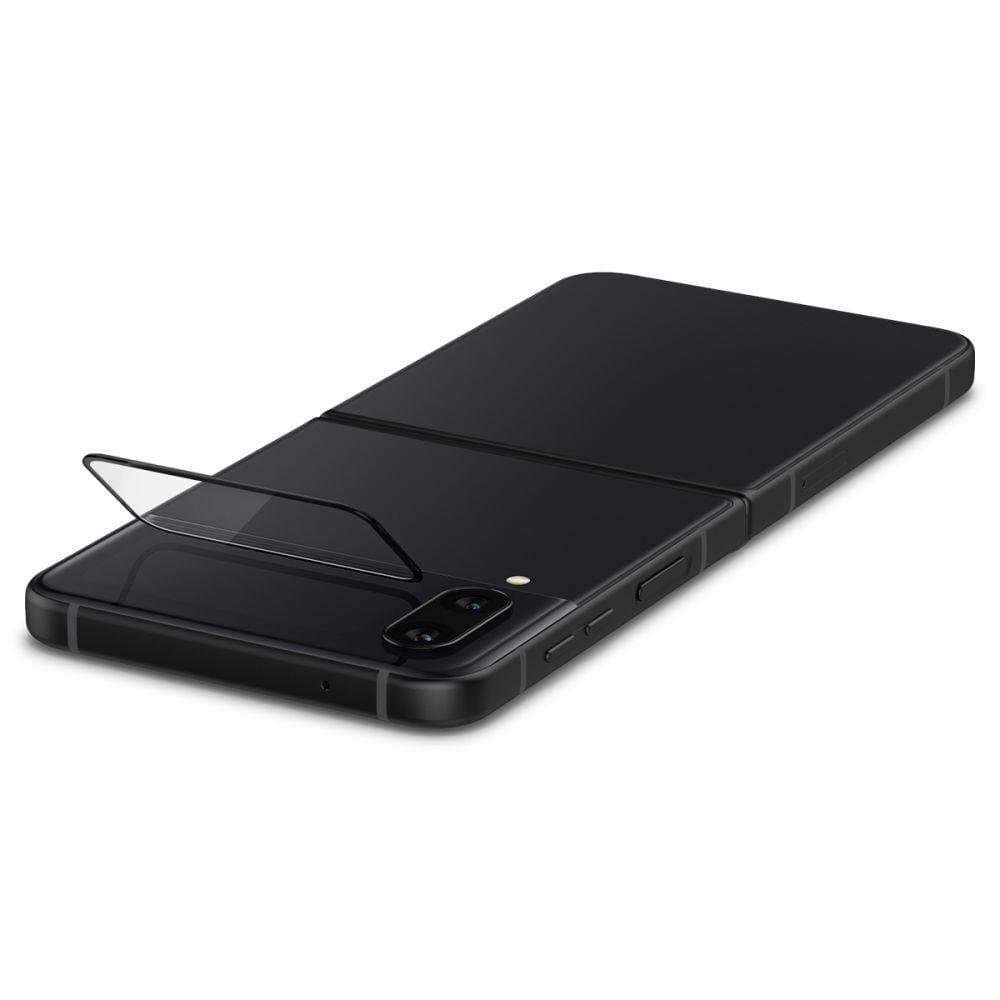 TEMPERED GLASS Spigen GLASS FC "EZ FIT" + HINGE FILM 2-PACK GALAXY WITH FLIP 4 Μαύρο 4