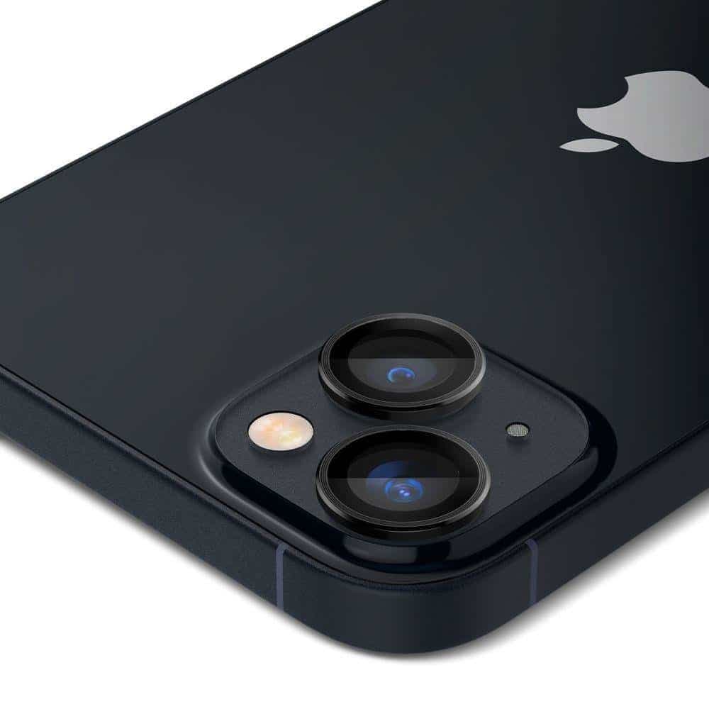 Spigen OPTIK.TR "EZ FIT" CAMERA PROTECTOR 2-PACK IPHONE 14/14 PLUS Μαύρο COVER 5