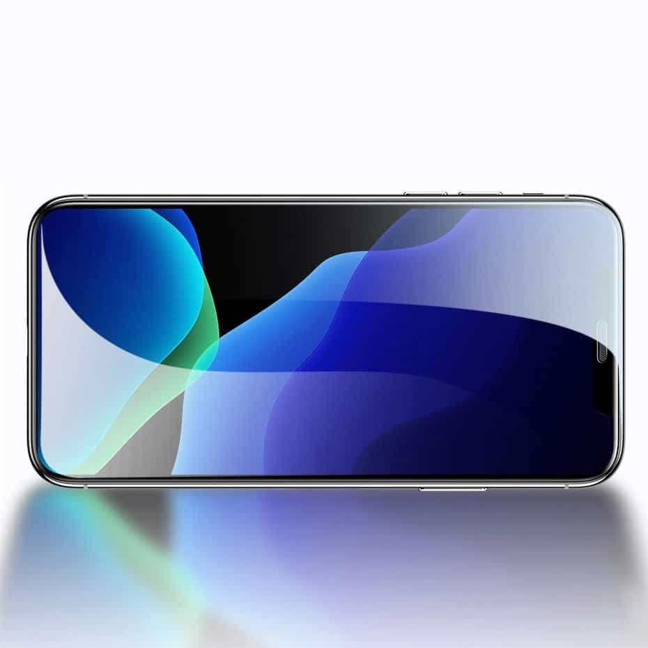 Baseus 2x full screen glass with 0.3mm Full Screen frame 9H iPhone 11 Pro / iPhone XS / iPhone X + black positioner (SGAPIPH58-WD01) 12