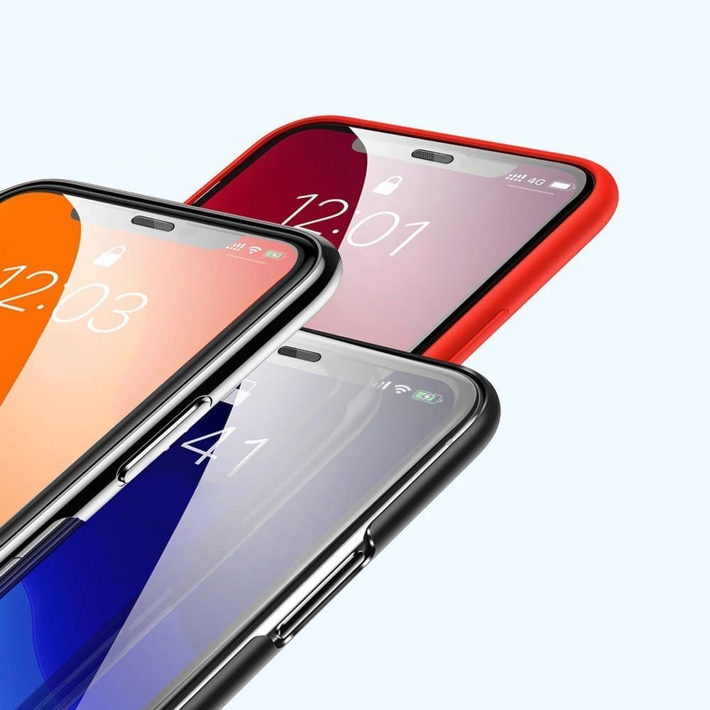 Baseus 2x full screen glass with 0.3mm Full Screen frame 9H iPhone 11 Pro / iPhone XS / iPhone X + black positioner (SGAPIPH58-WD01) 14