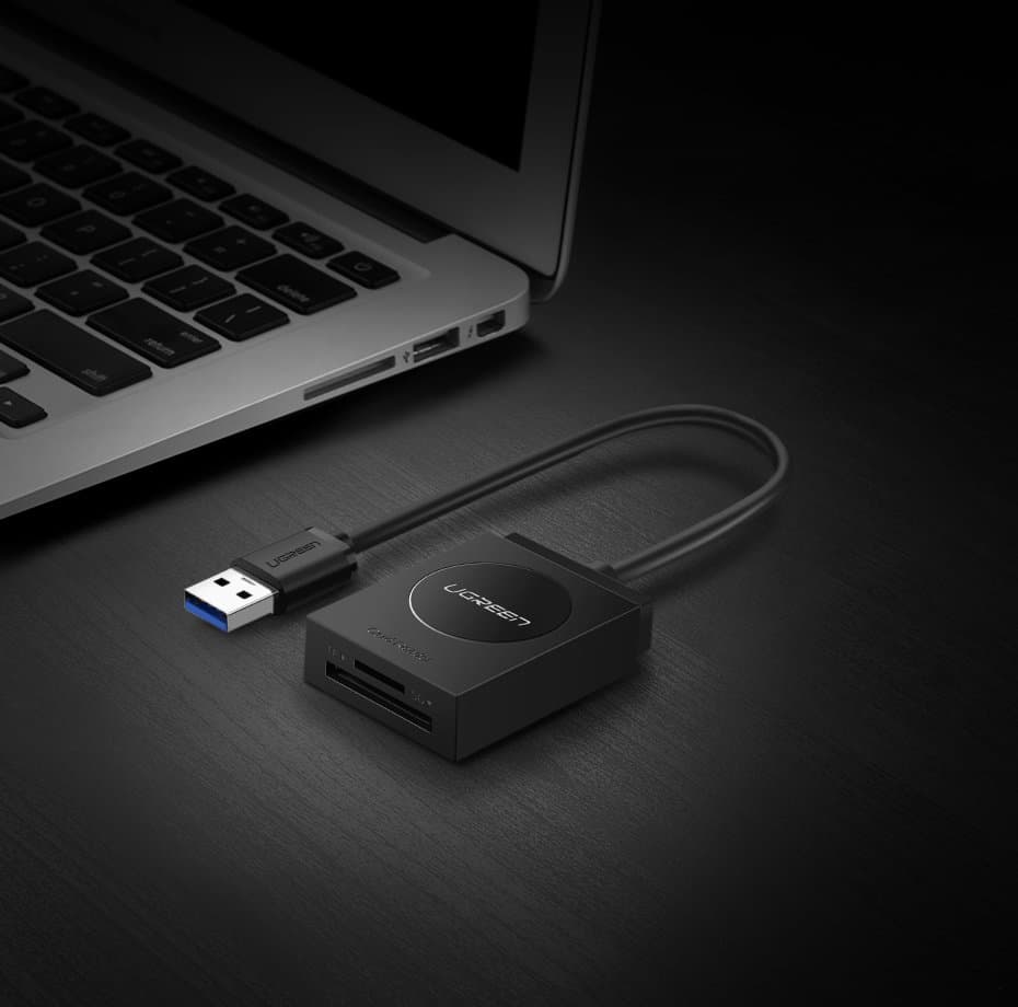 Ugreen SD / micro SD card reader to USB 3.0 Μαύρο (20250) 2