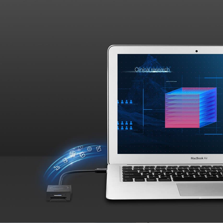 Ugreen SD / micro SD card reader to USB 3.0 Μαύρο (20250) 3