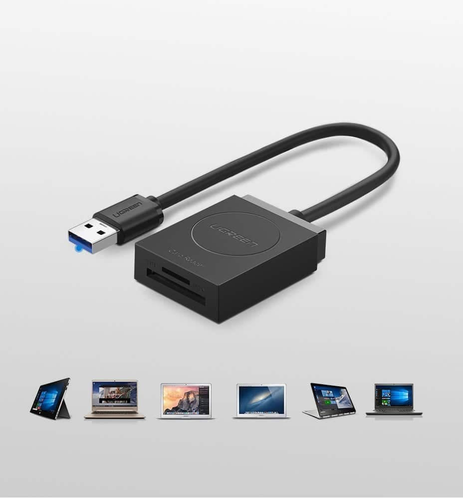 Ugreen SD / micro SD card reader to USB 3.0 Μαύρο (20250) 6